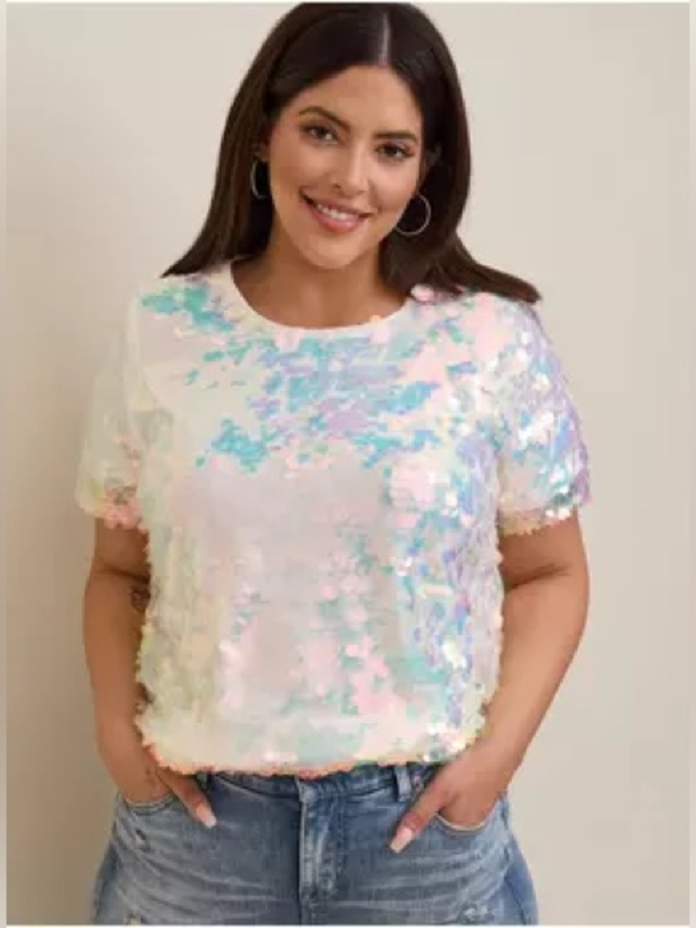 Torrid Abbey Sequin Top